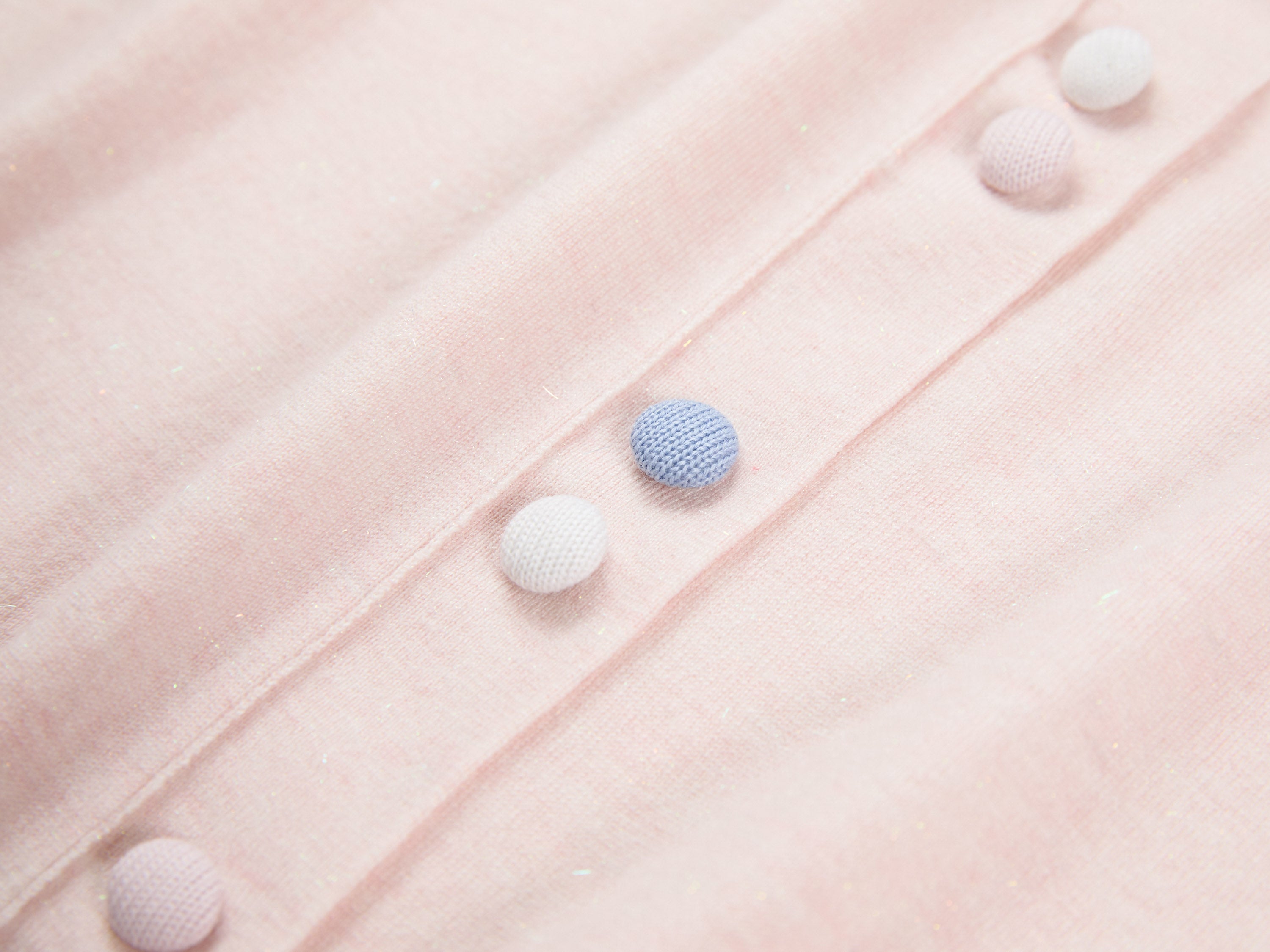 YAYING Wool Cashmere Color Button Cardigan