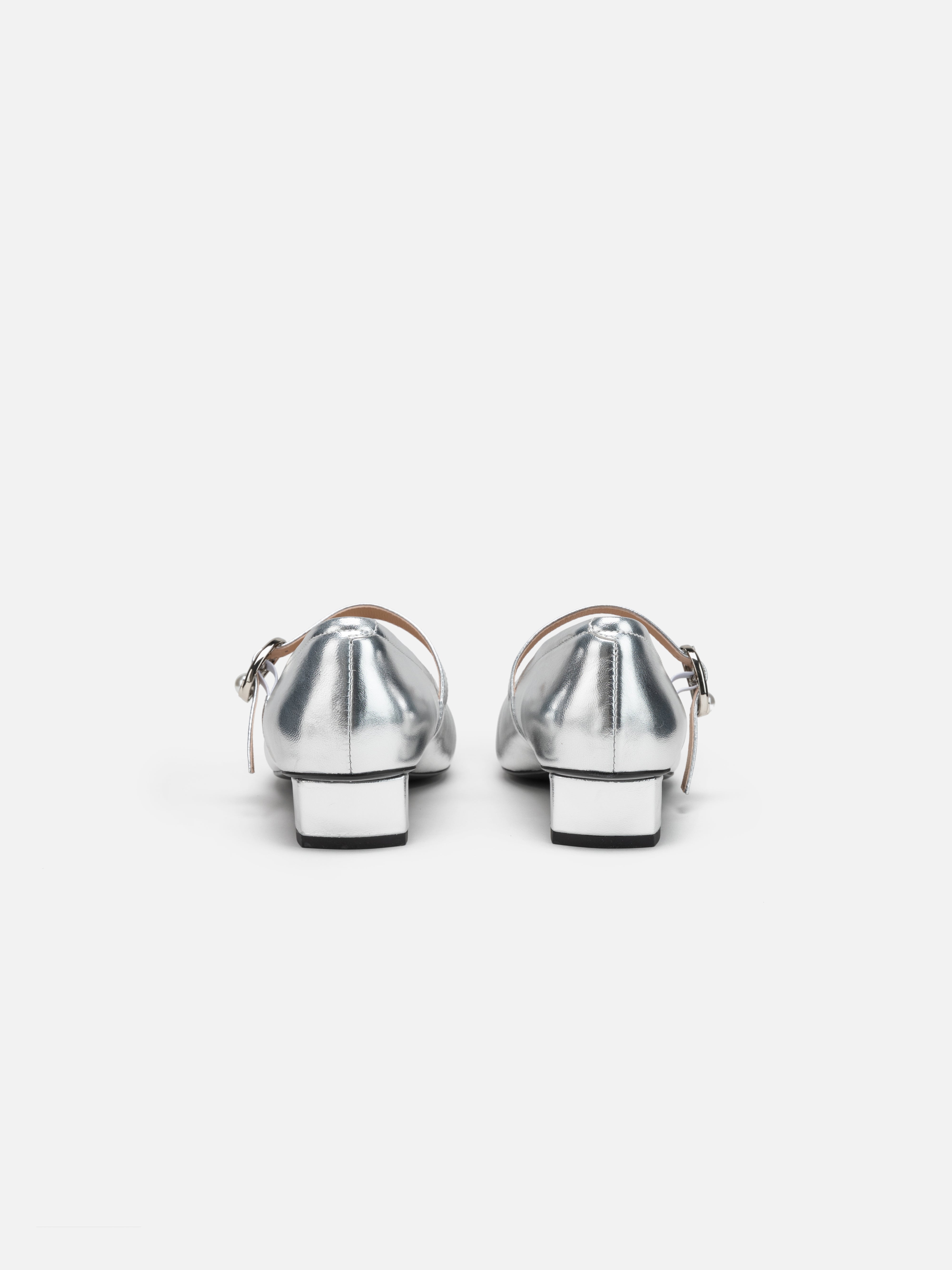 EP YAYING Silver Vintage Ruyi Cloud Heels