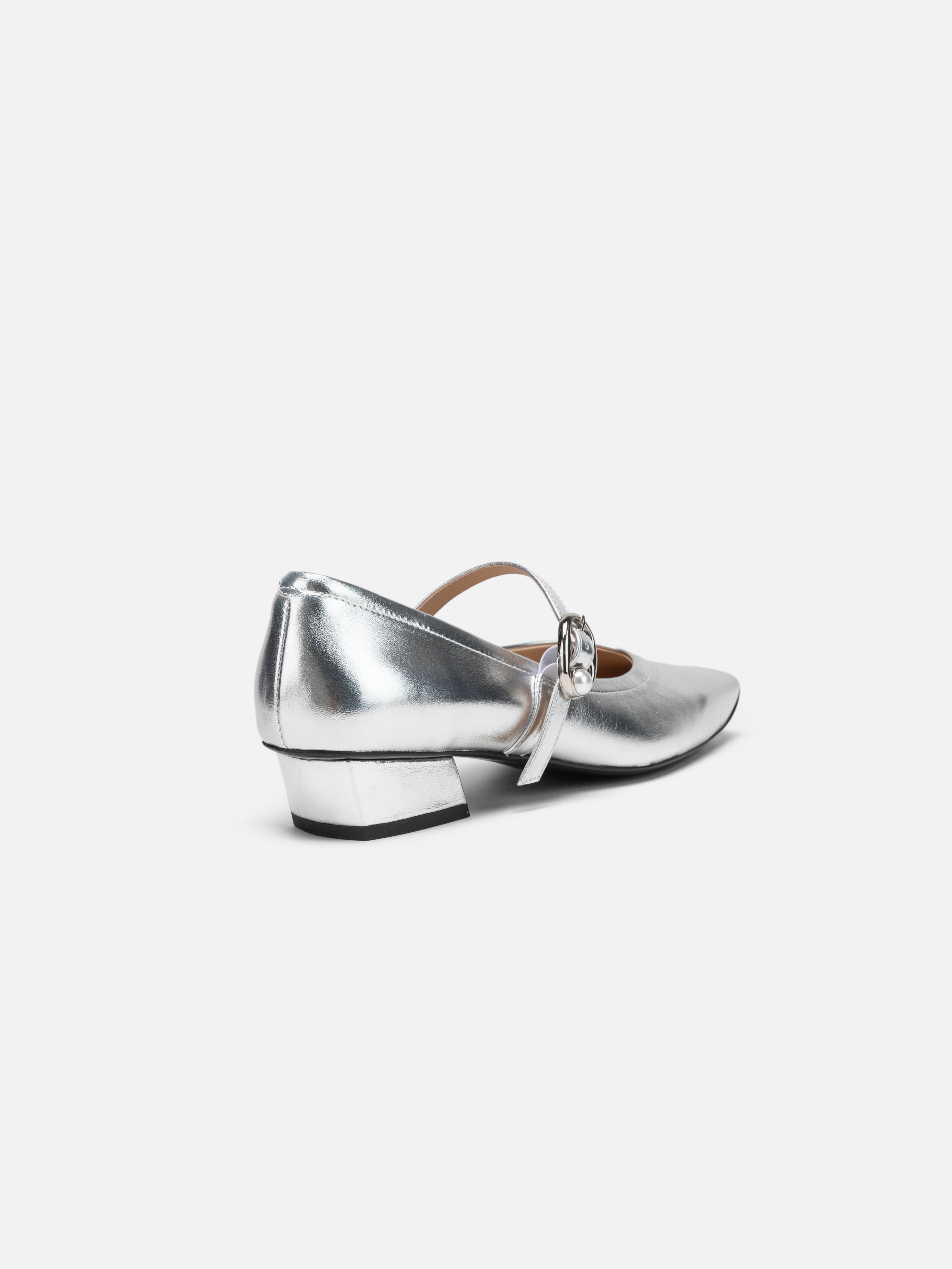 EP YAYING Silver Vintage Ruyi Cloud Heels