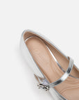 EP YAYING Silver Vintage Ruyi Cloud Heels