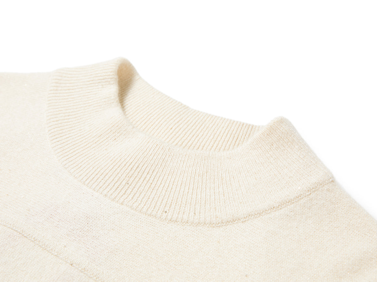 YAYING Coral Bonsai Embroidered Cashmere Pullover Sweater
