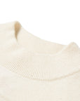 YAYING Coral Bonsai Embroidered Cashmere Pullover Sweater