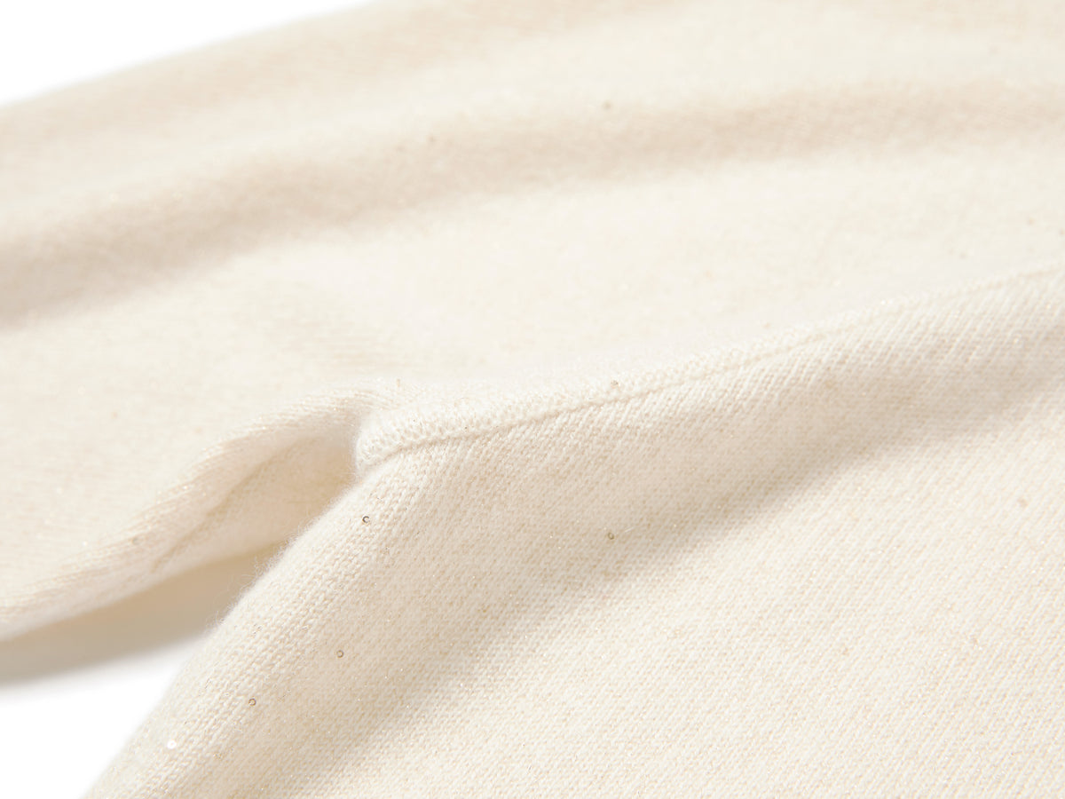YAYING Coral Bonsai Embroidered Cashmere Pullover Sweater