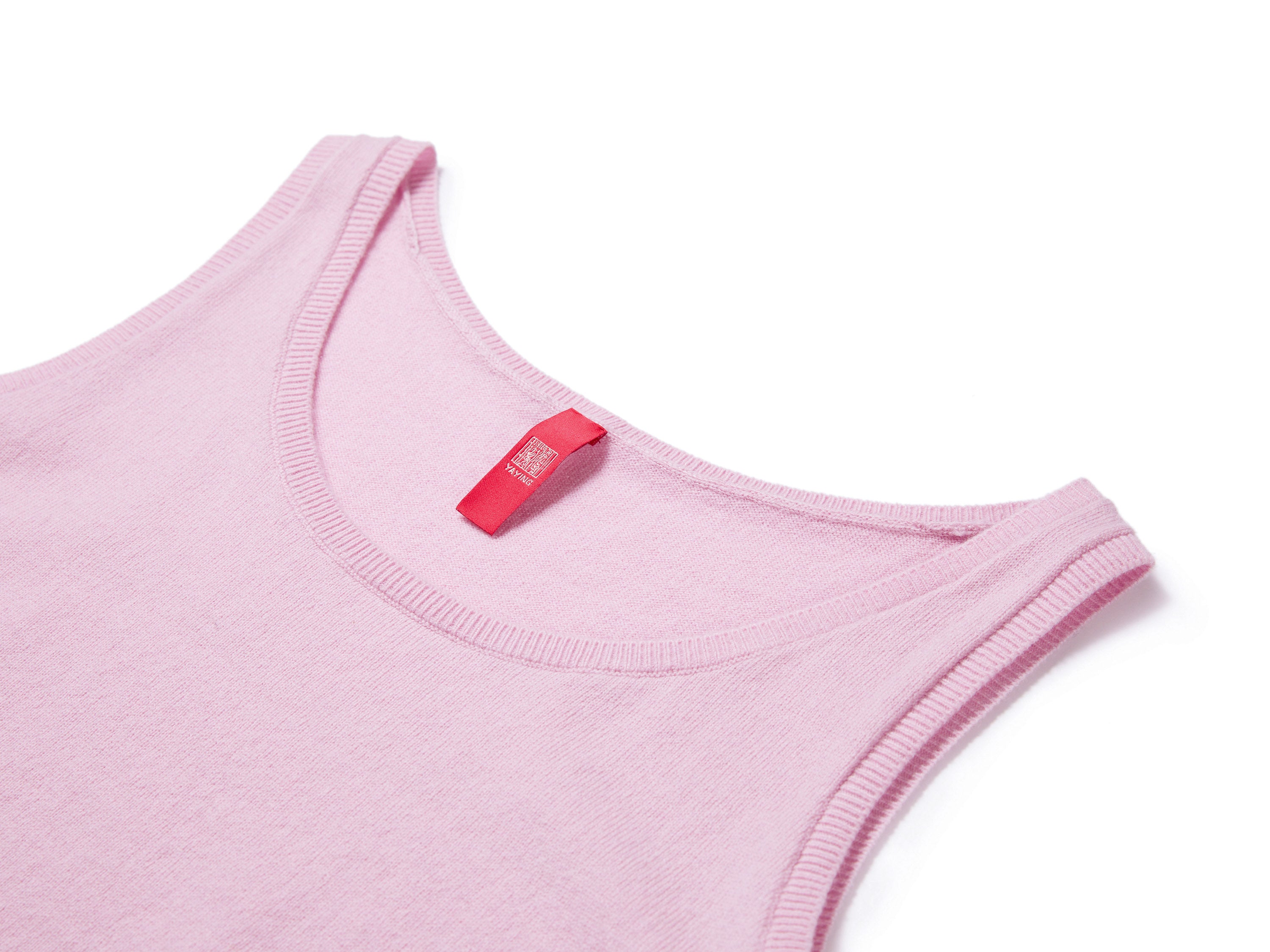 YAYING Classic H-Silhouette Cashmere Knit Vest