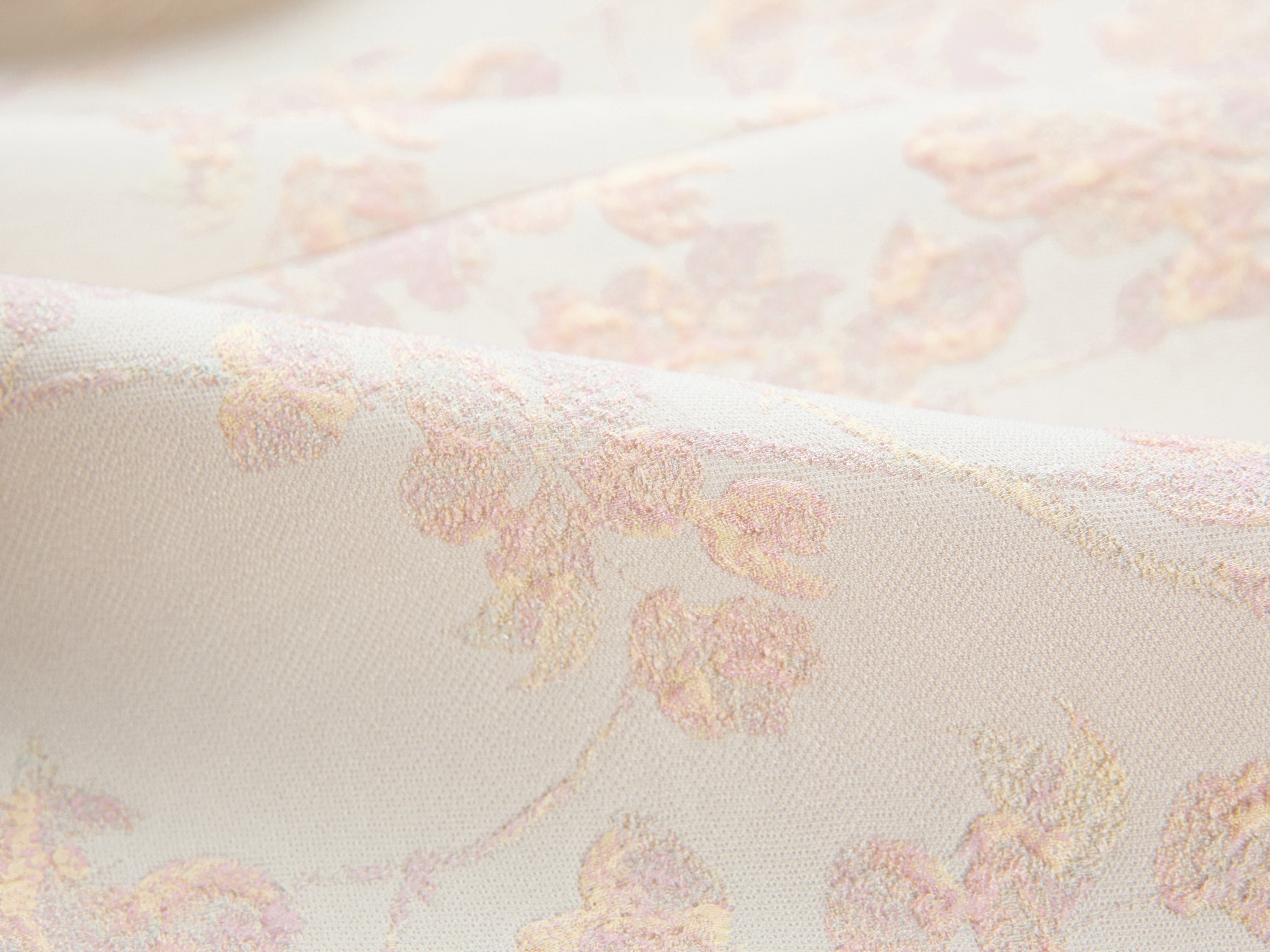 YAYING Silk Peony Jacquard Relaxed Outwear