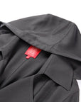 YAYING Wool Blend Long Hooded Windbreaker Coat