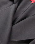 YAYING Wool Blend Long Hooded Windbreaker Coat