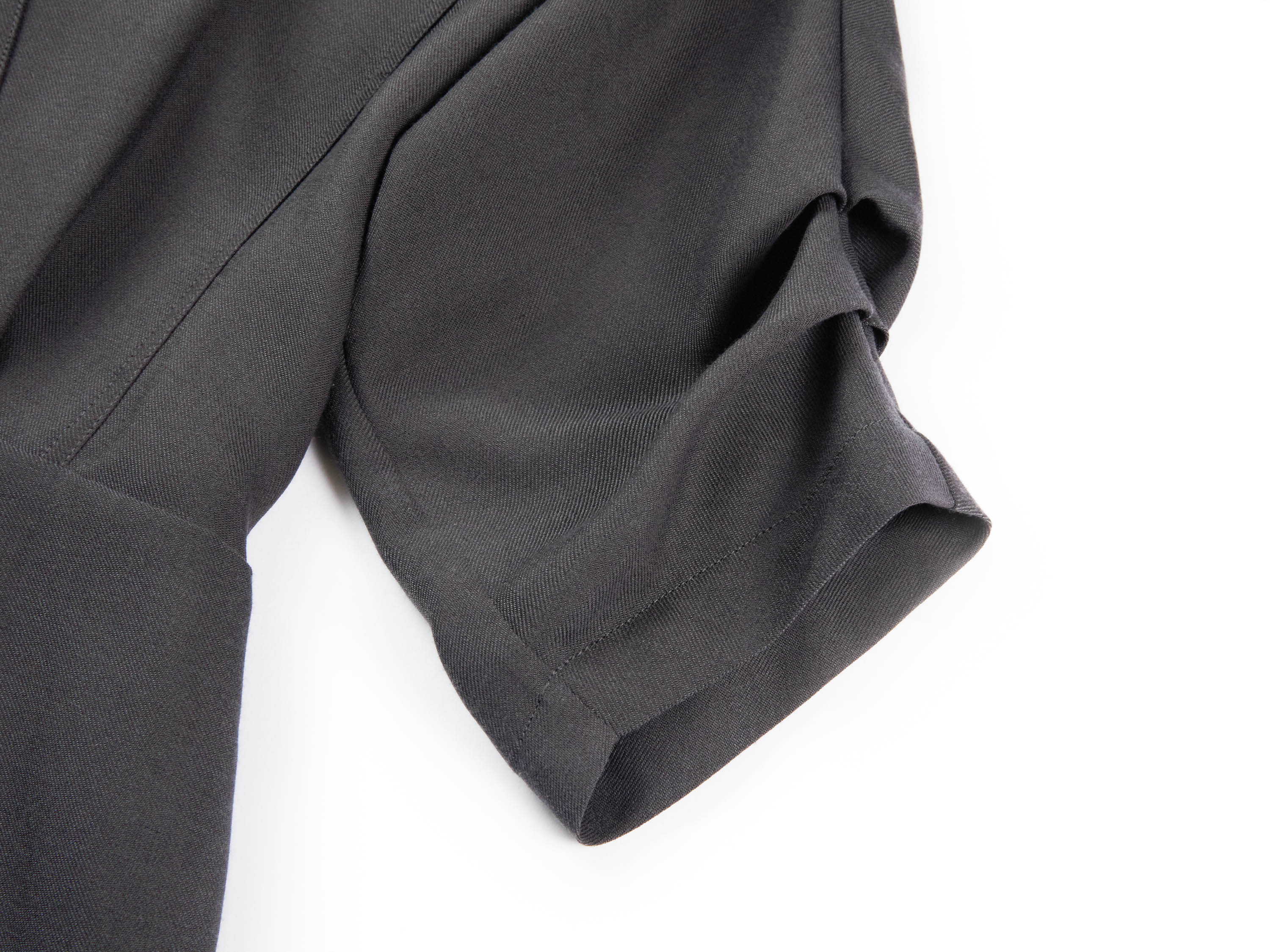 YAYING Cotton Wool Elegant V-Neck Waist-Cinching Dress