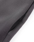 YAYING Cotton Wool Elegant V-Neck Waist-Cinching Dress