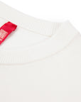 YAYING Wool Cashmere Color Button White Cardigan