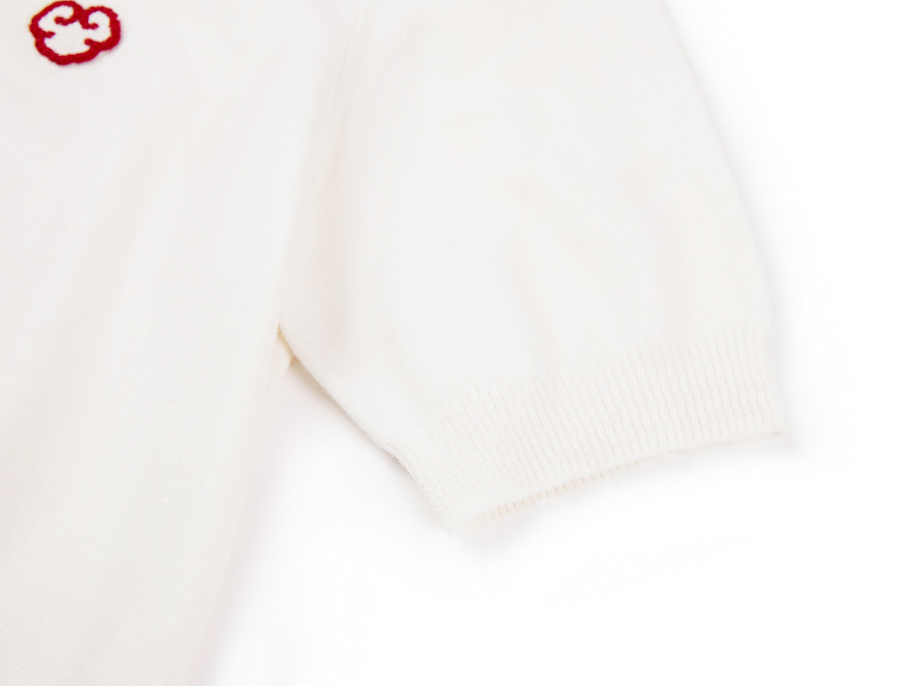 YAYING Wool Cashmere Color Button White Cardigan