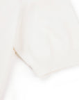 YAYING Wool Cashmere Color Button White Cardigan