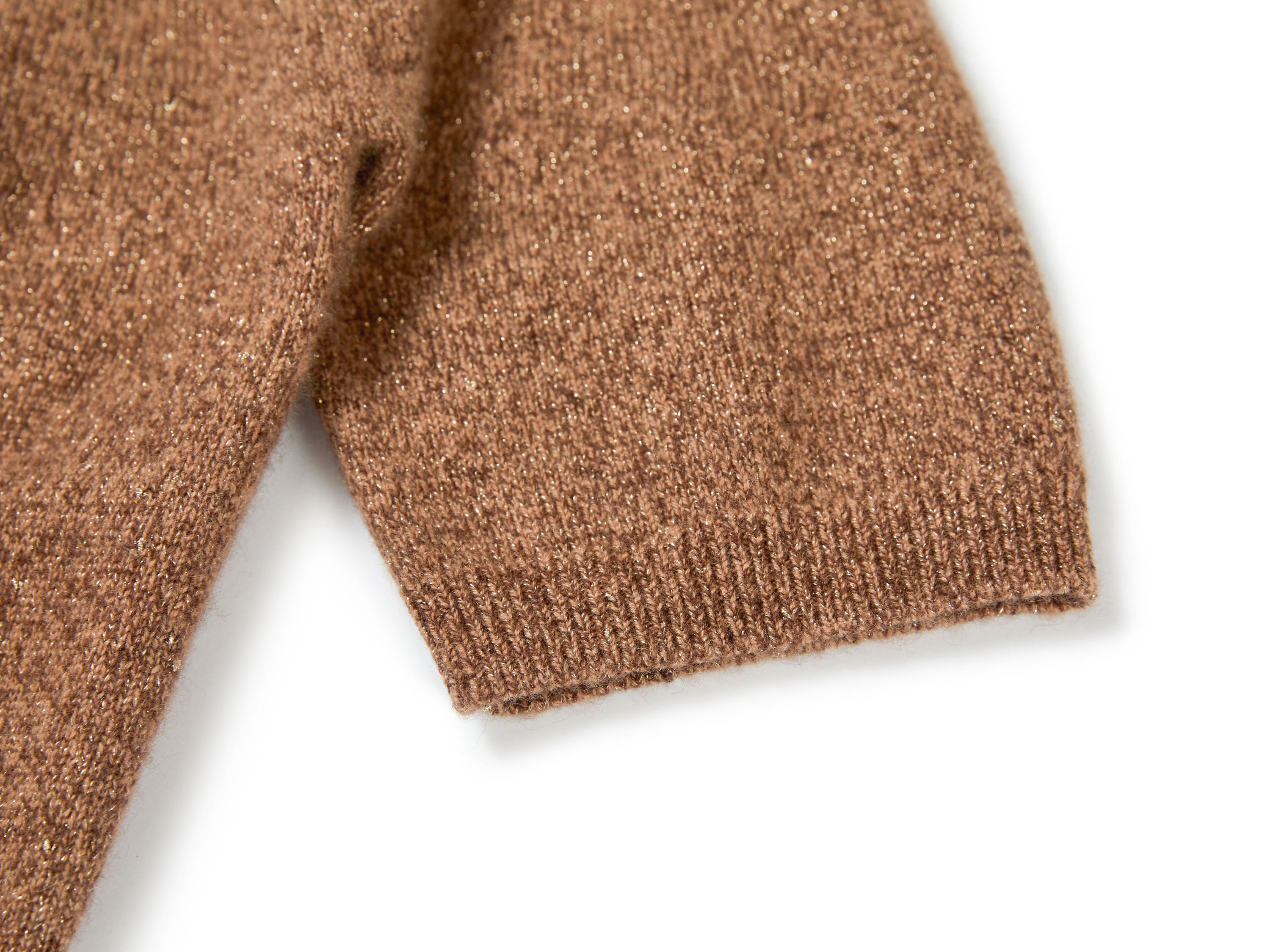 YAYING Cashmere Short-Sleeve Knit Top