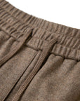 YAYING Wool Relaxed Elastic-Waist Straight-Leg Pants