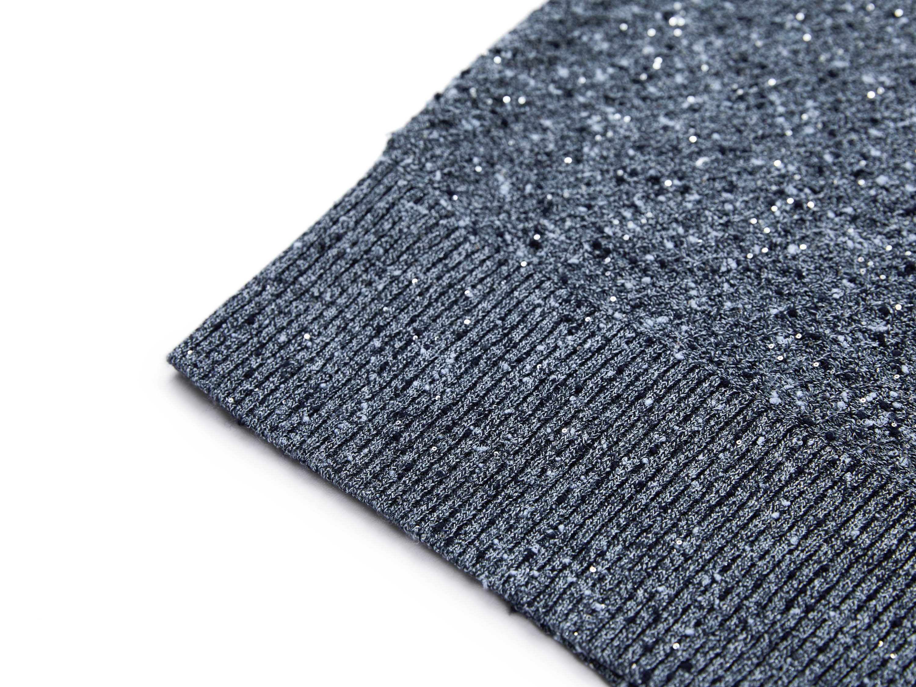 YAYING Silk Cotton Star Pattern Knit Polo Shirt