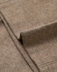 YAYING Wool Relaxed Elastic-Waist Straight-Leg Pants