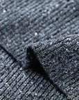 YAYING Silk Cotton Star Pattern Knit Polo Shirt