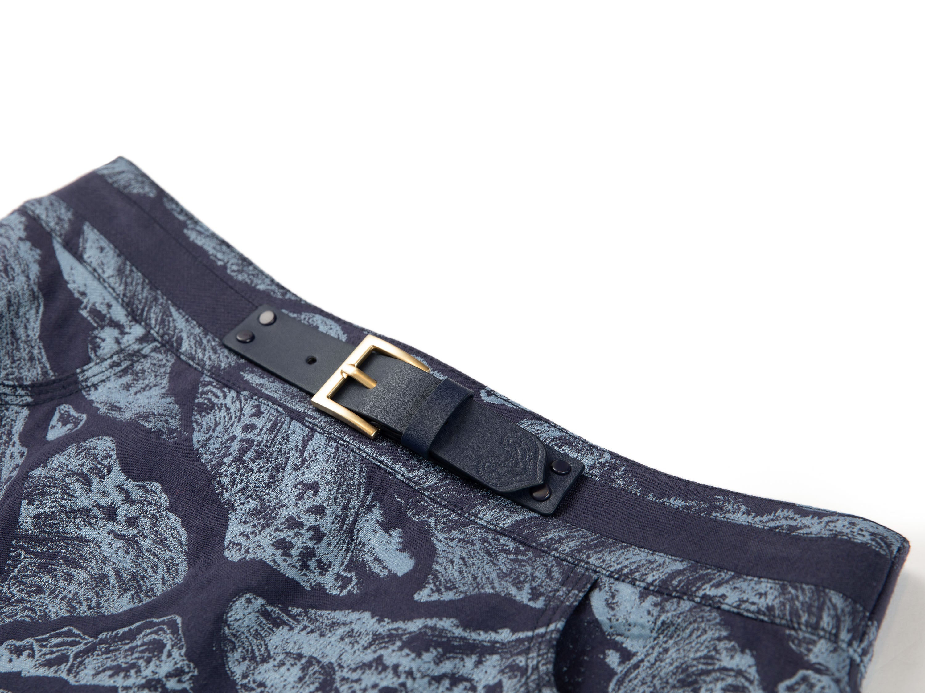 YAYING Blue Pattern Skirt