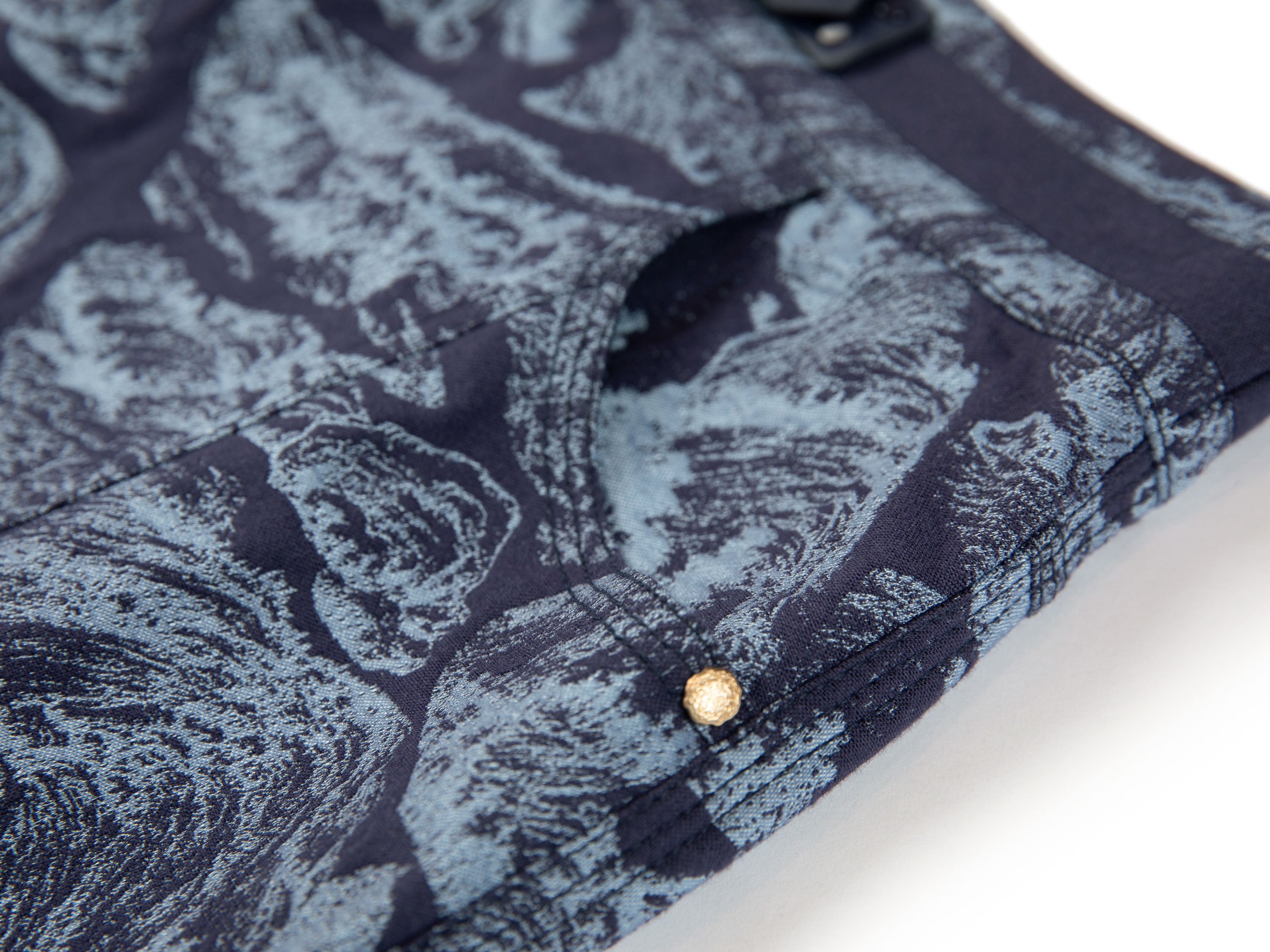YAYING Blue Pattern Skirt