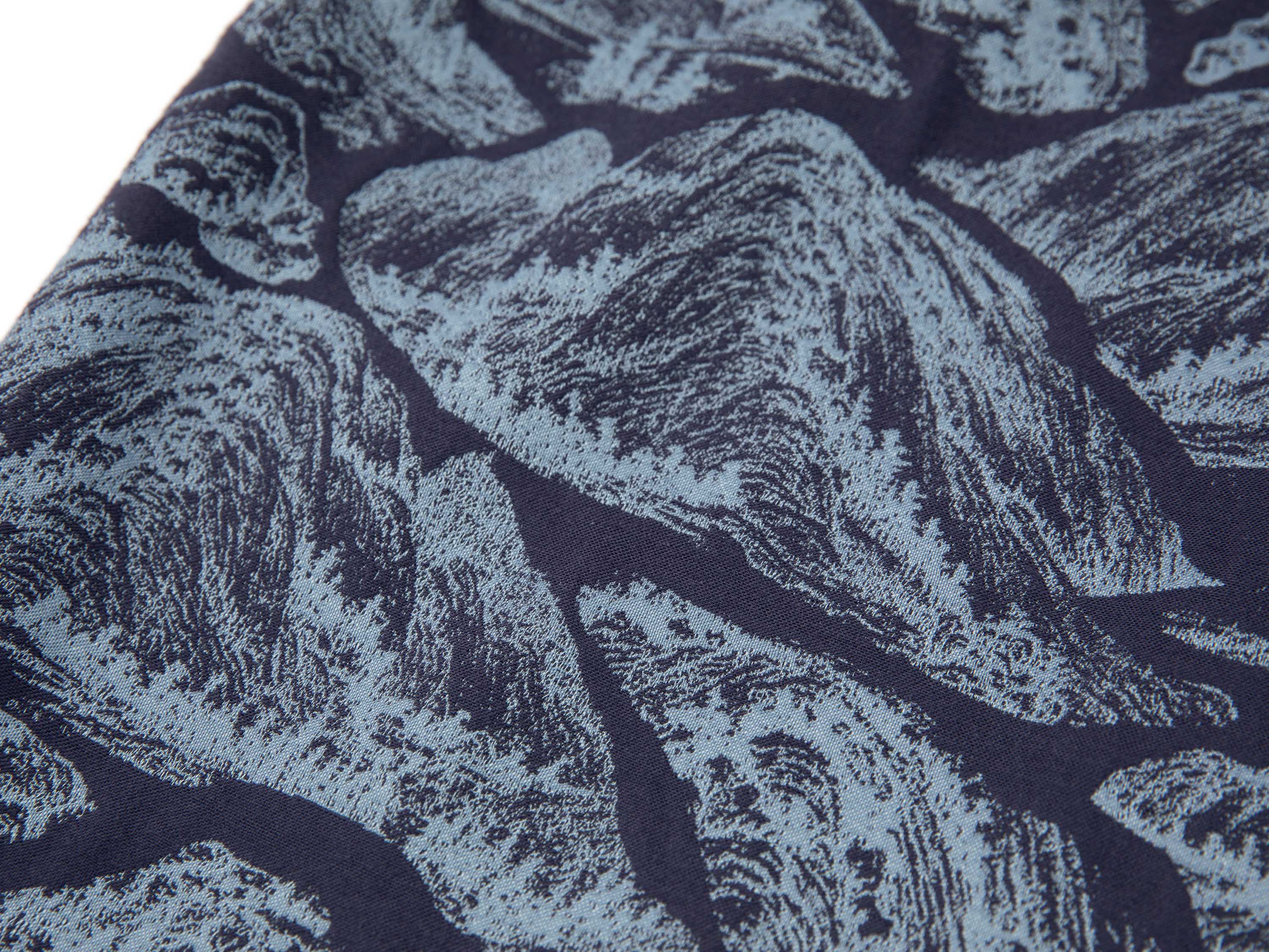 YAYING Blue Pattern Skirt