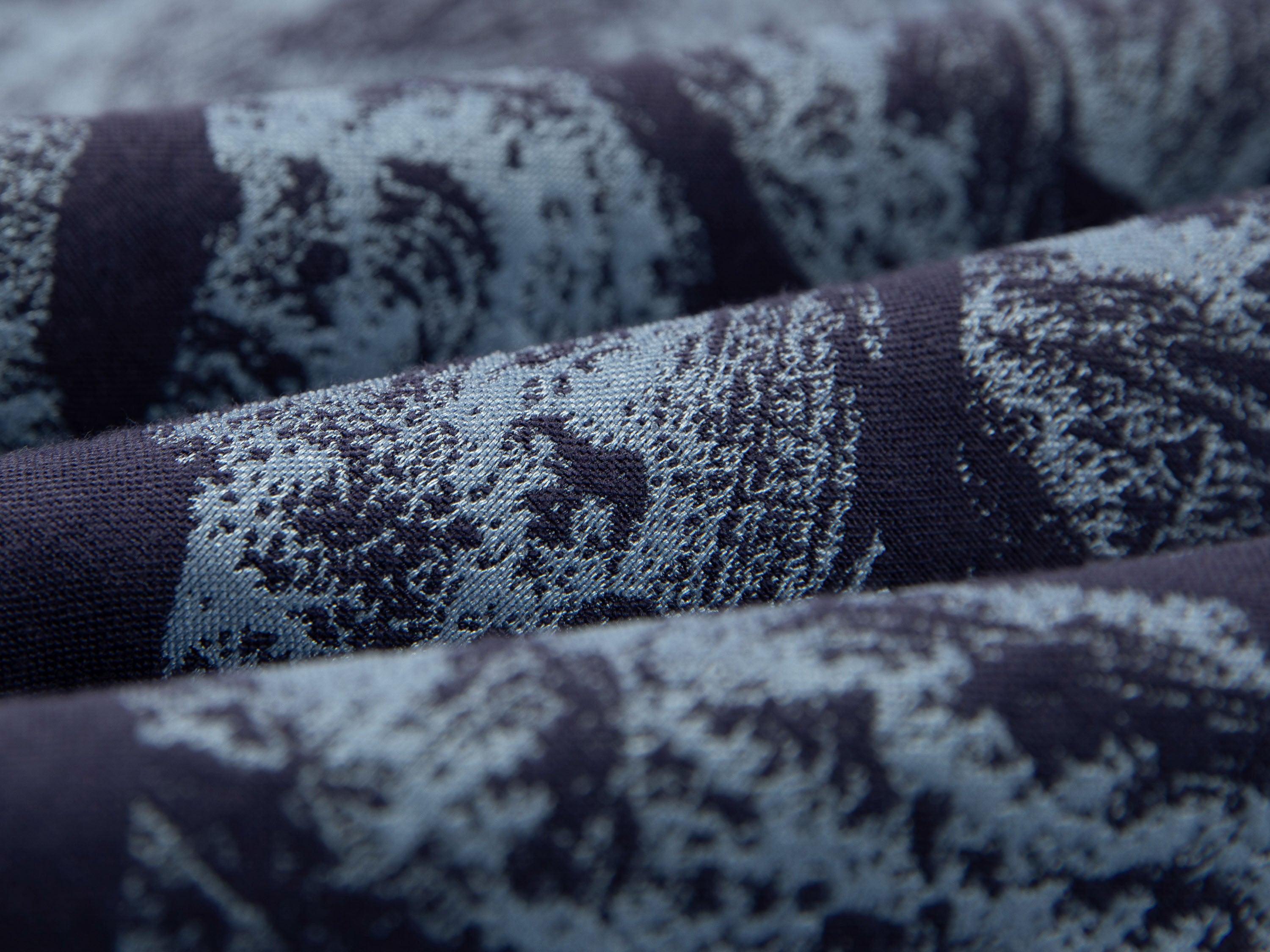 YAYING Blue Pattern Skirt