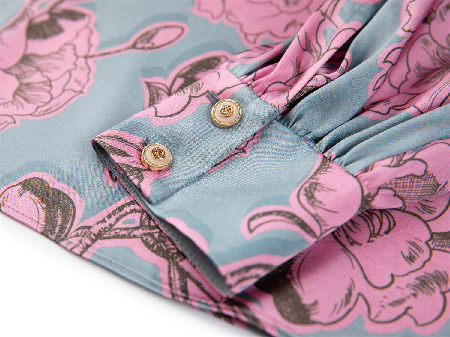 YAYING Mulberry Silk Printed Shirt