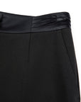 YAYING Knit Straight-Leg Elastic Waist Pants
