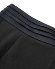 YAYING Knit Straight-Leg Elastic Waist Pants