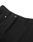 YAYING Knit Relaxed Button Detail Pants