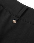 YAYING Knit Relaxed Button Detail Pants