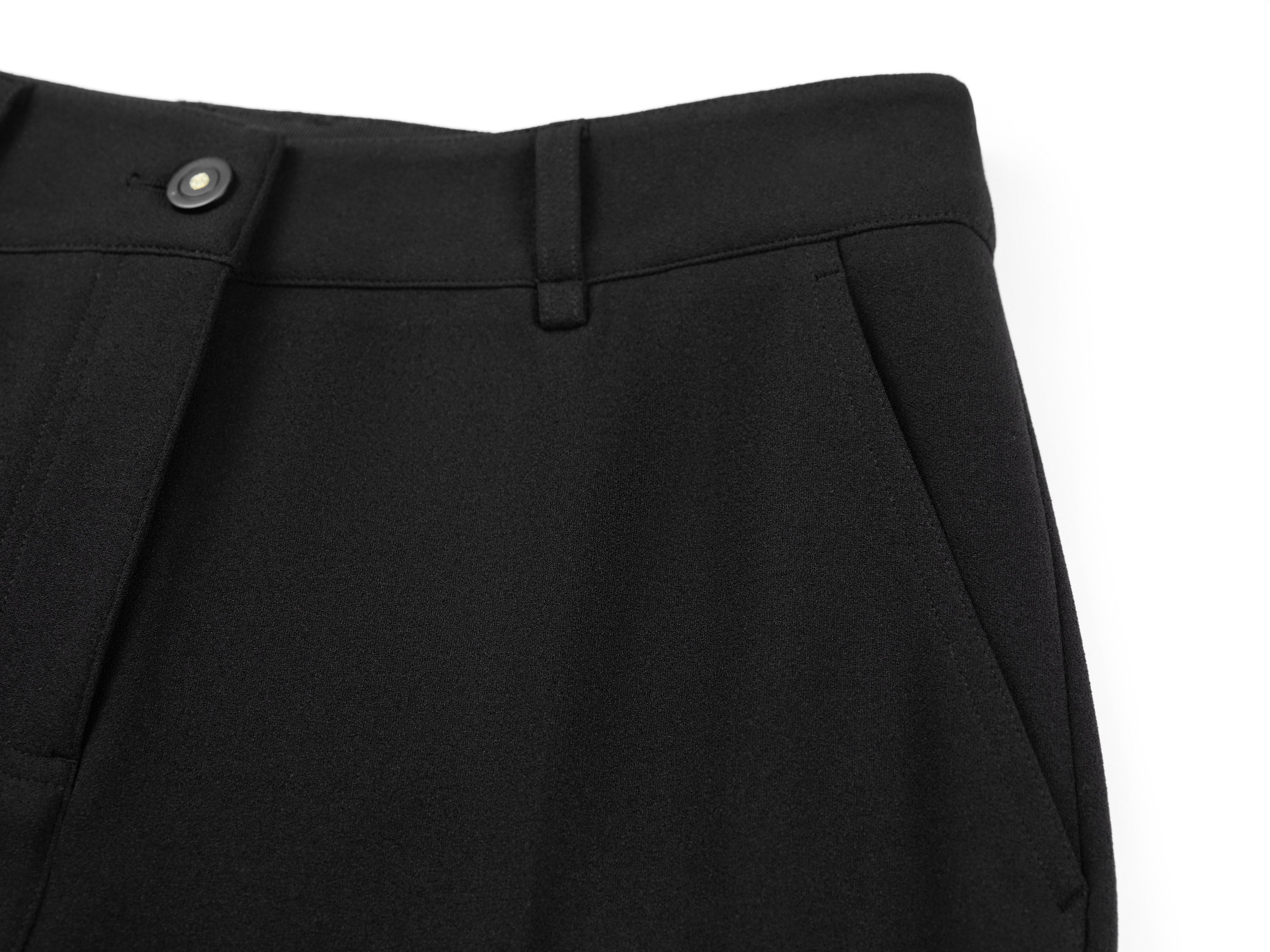 YAYING Knit Relaxed Button Detail Pants