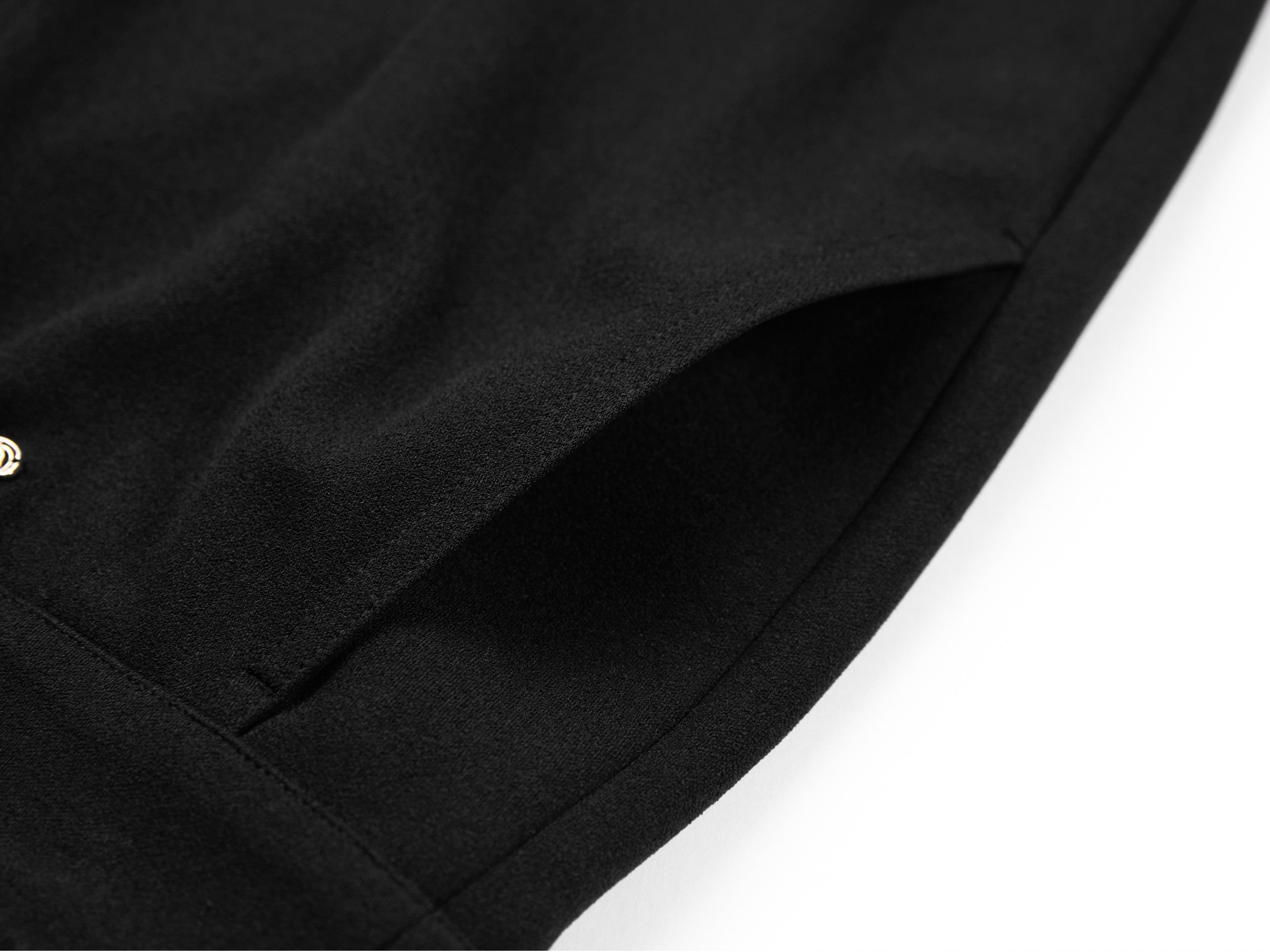 YAYING Knit Relaxed Button Detail Pants
