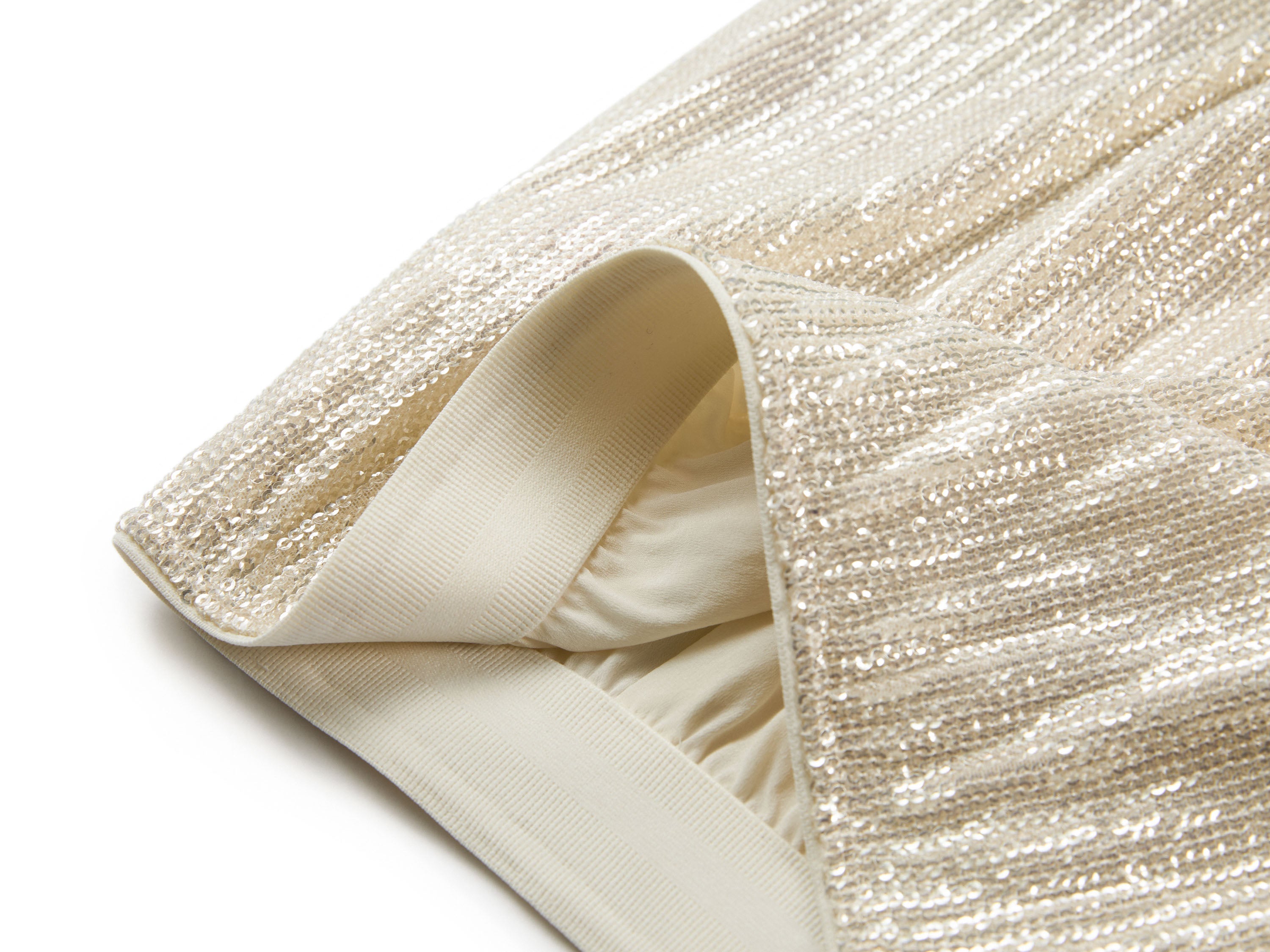 YAYING Handcrafted Sequin Embroidered Straight Skirt