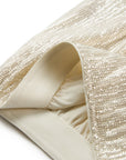 YAYING Handcrafted Sequin Embroidered Straight Skirt