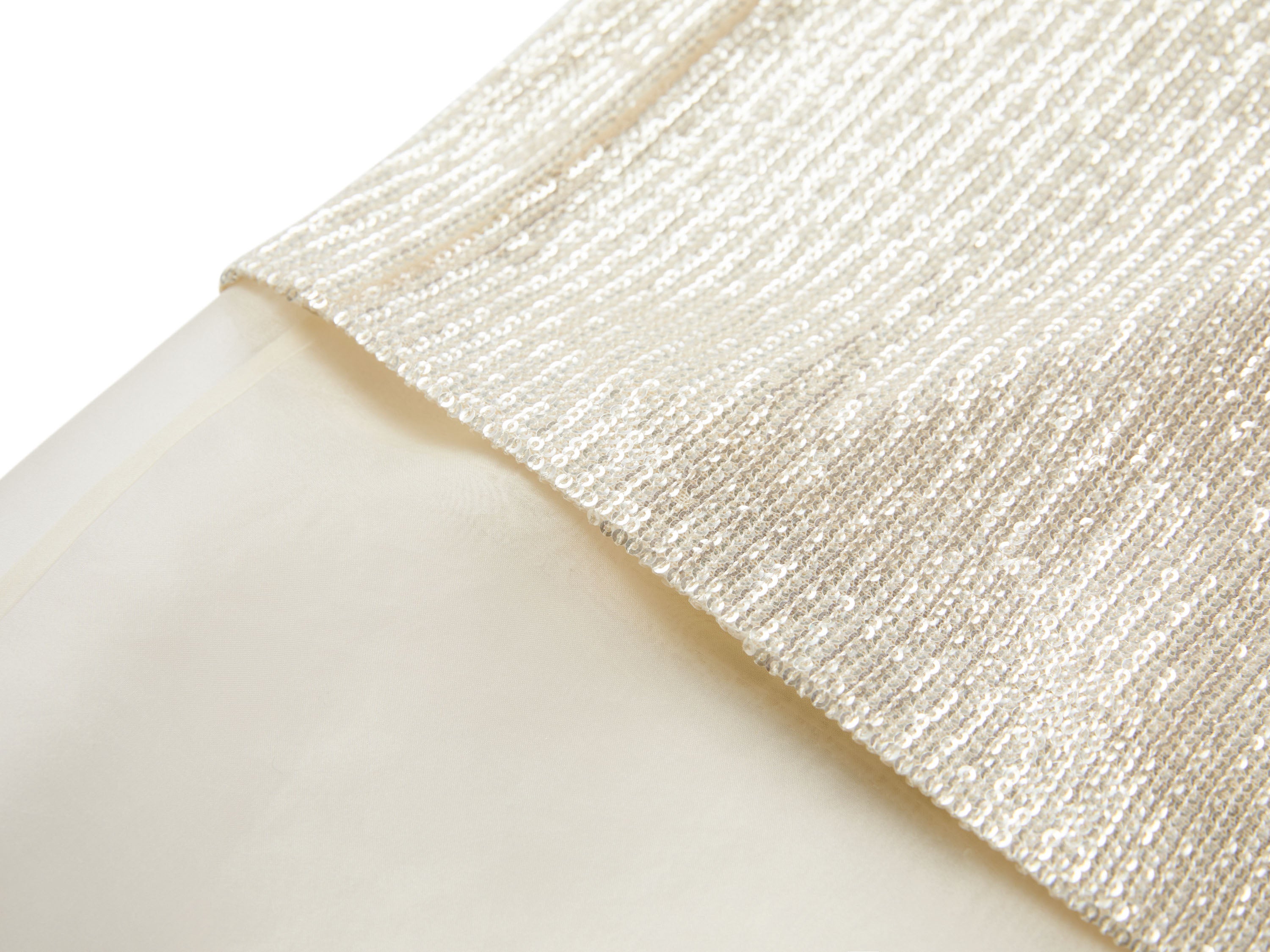 YAYING Handcrafted Sequin Embroidered Straight Skirt