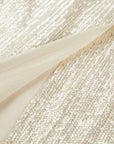 YAYING Handcrafted Sequin Embroidered Straight Skirt