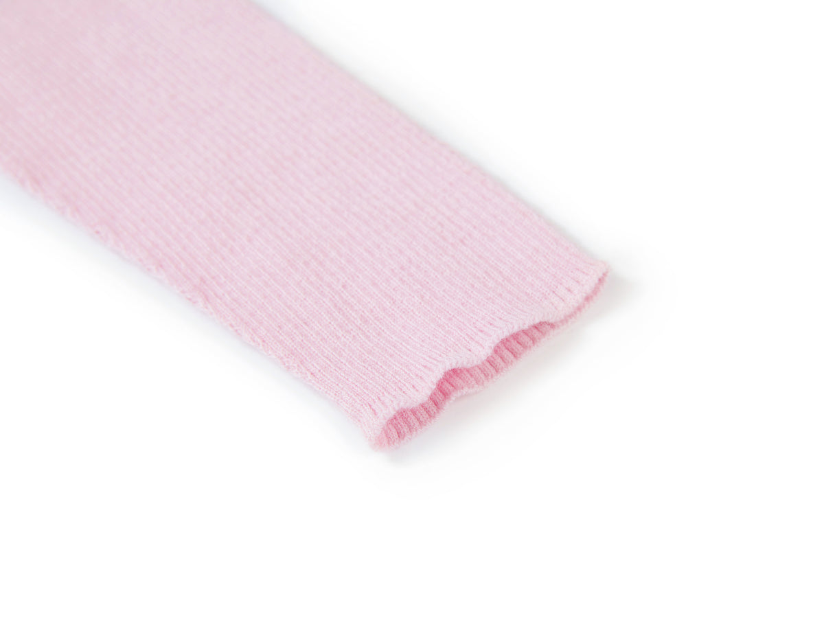 YAYING Mock-Neck Cable-Knit Cashmere-Silk Top