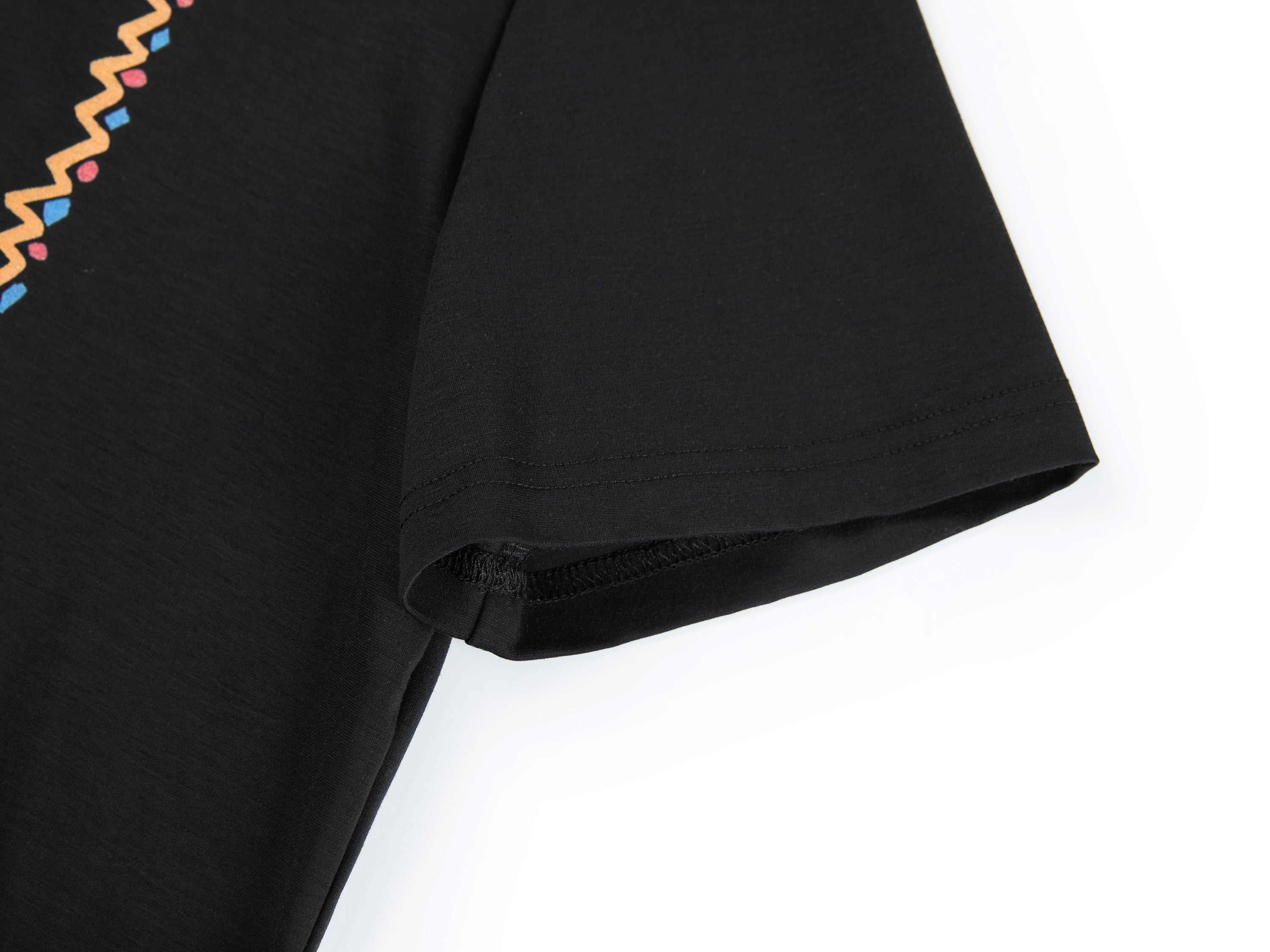 YAYING Silk-Cotton Printed Crew-Neck Short Sleeve T-Shirt