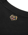 YAYING Silk-Cotton Printed Crew-Neck Short Sleeve T-Shirt