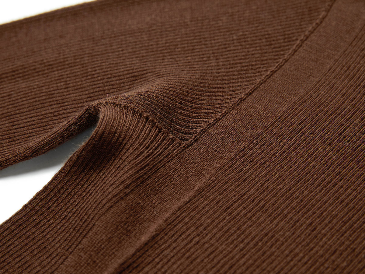 YAYING Mock-Neck Cable-Knit Cashmere-Silk Top