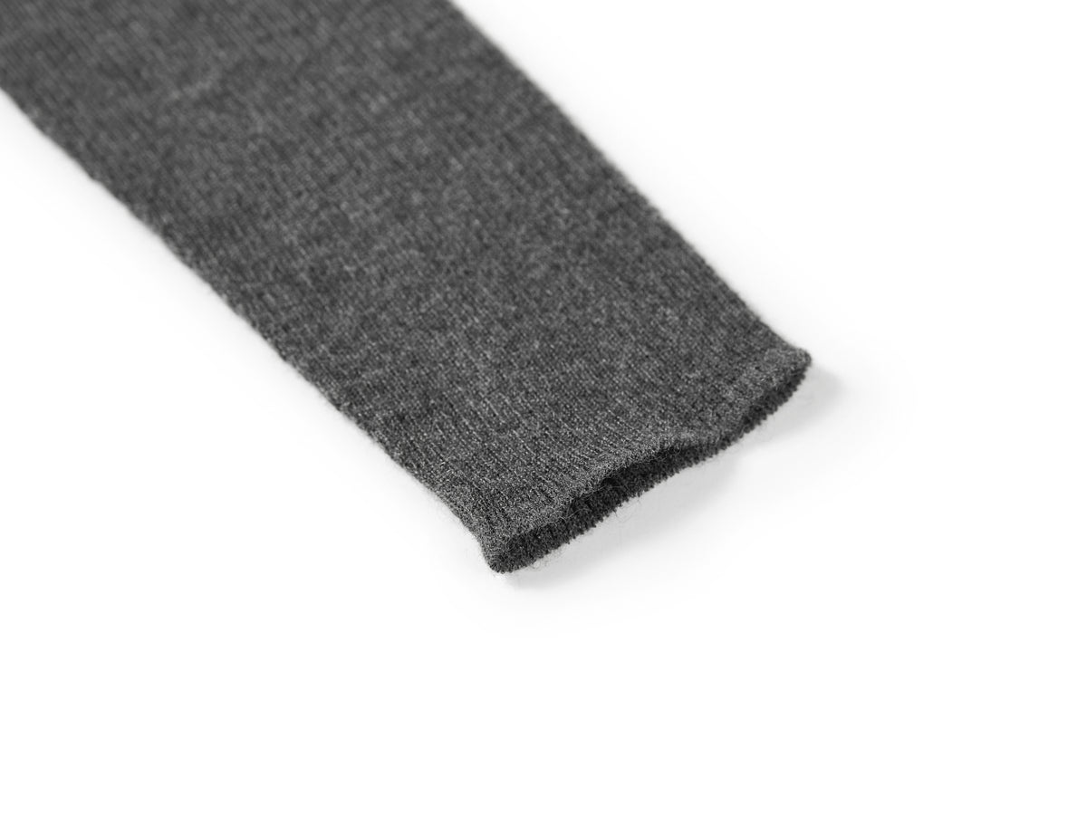 YAYING Mock-Neck Cable-Knit Cashmere-Silk Top