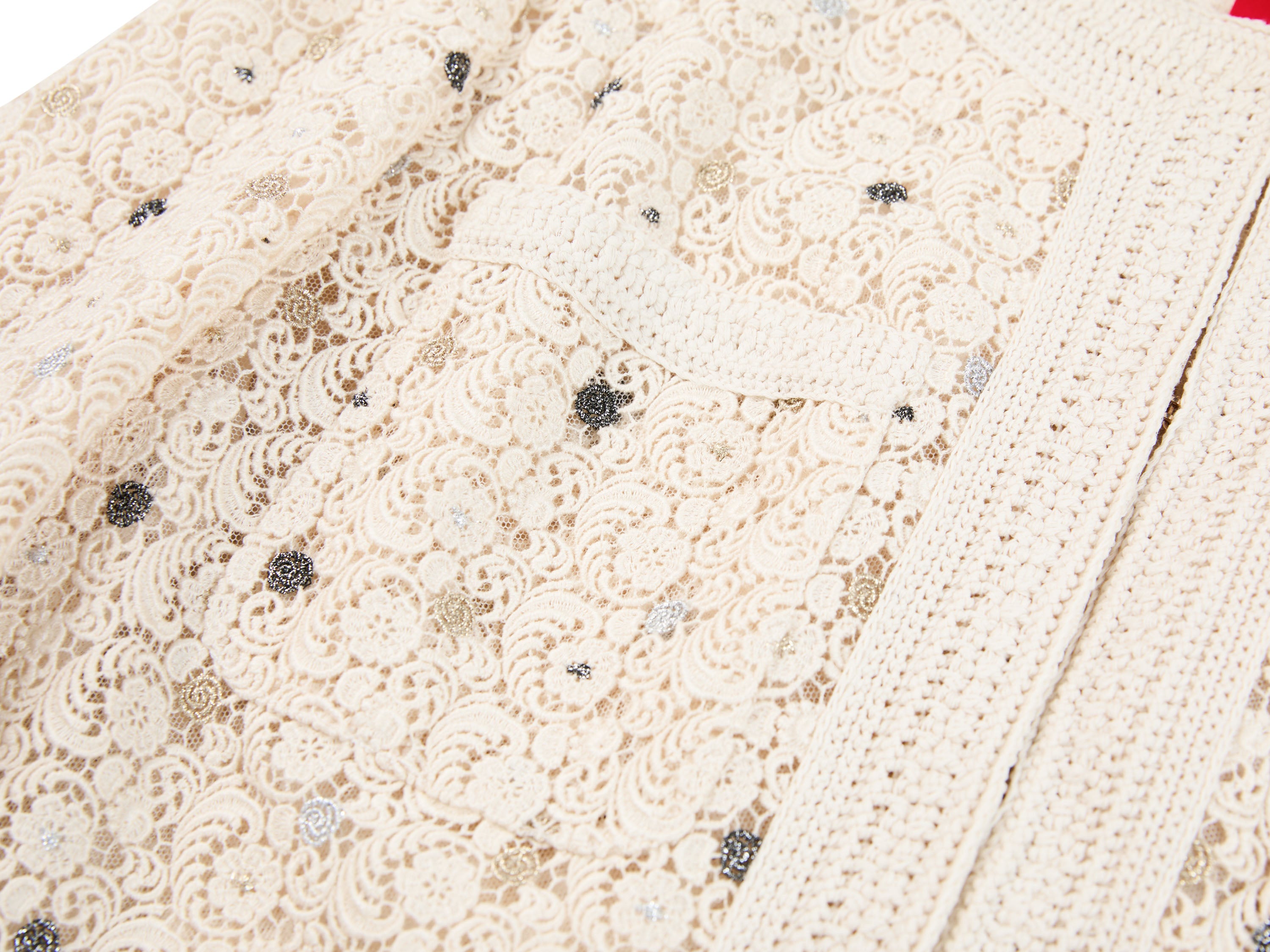 YAYING Water-Soluble Lace Hand-Knit Short Jacket