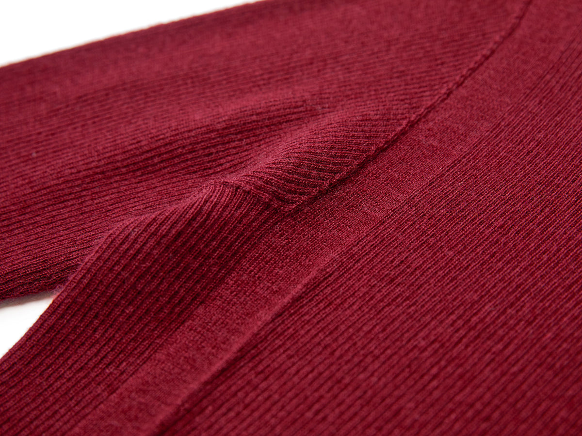 YAYING Mock-Neck Cable-Knit Cashmere-Silk Top