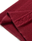 YAYING Mock-Neck Cable-Knit Cashmere-Silk Top