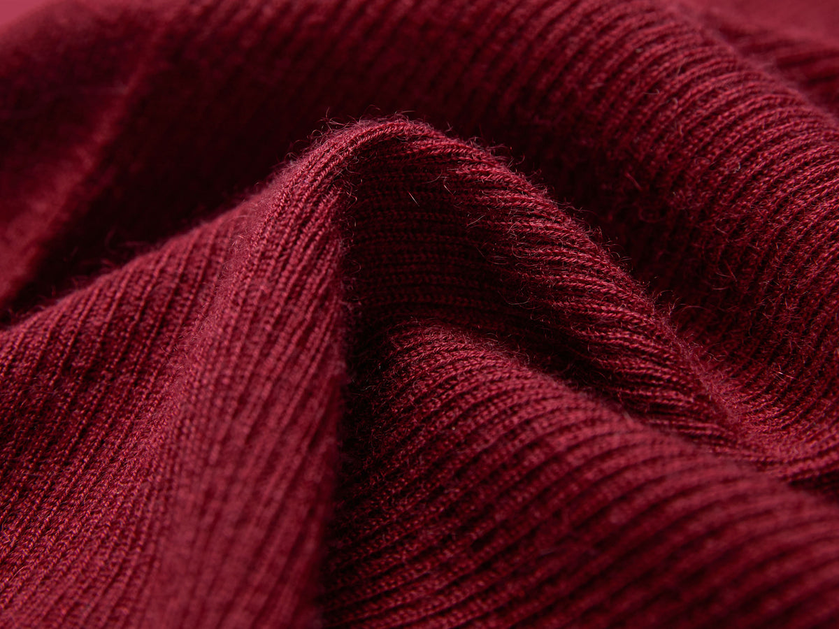 YAYING Mock-Neck Cable-Knit Cashmere-Silk Top