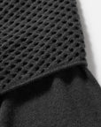 EP YAYING Openwork Shawl-Collar Cashmere Knit Top