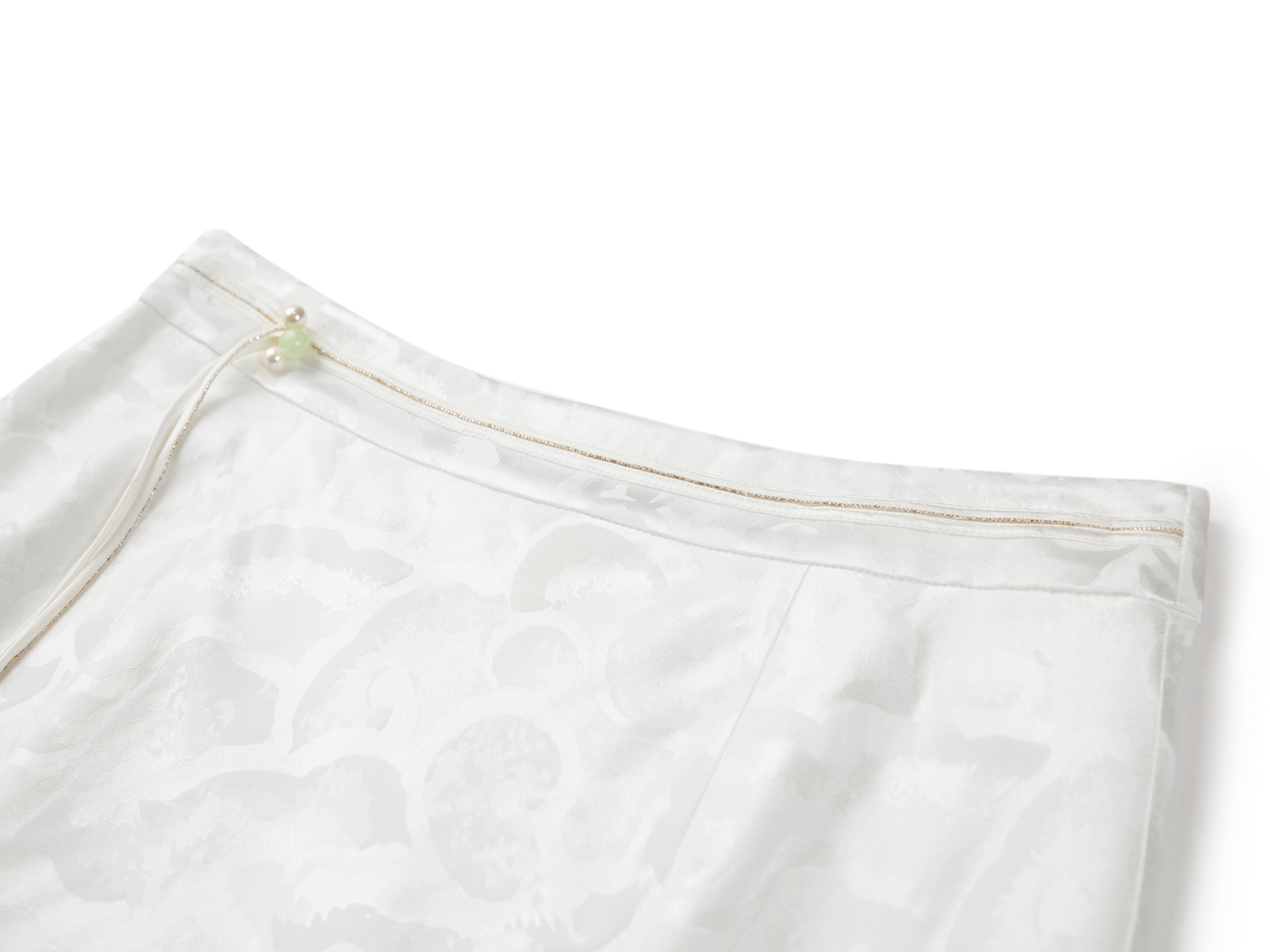 YAYING White Midi Skirt