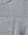 EP YAYING Wool-Cashmere Quiet Luxury Round-Neck Long-Sleeve Jacket