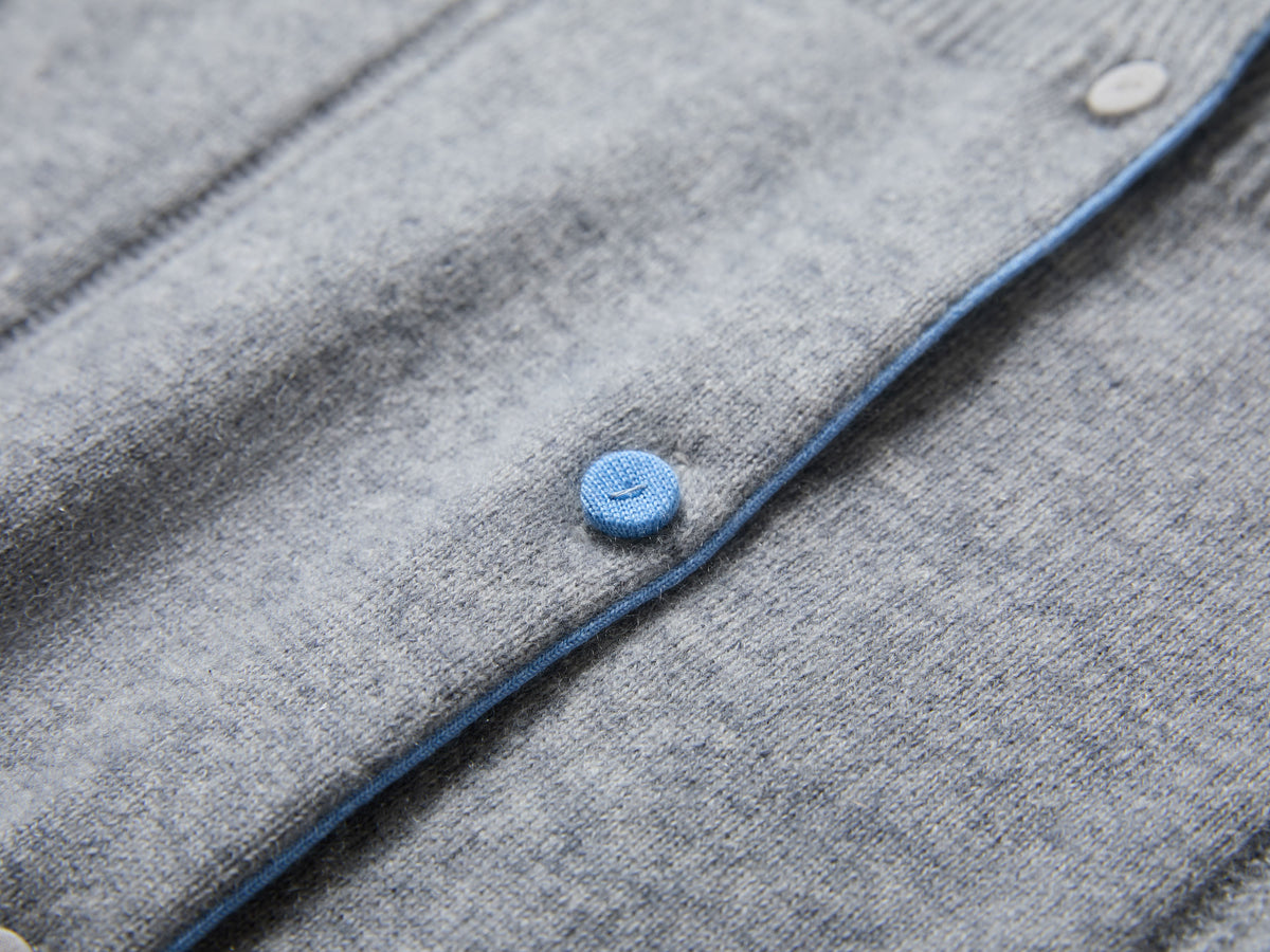 EP YAYING Wool-Cashmere Quiet Luxury Round-Neck Long-Sleeve Jacket