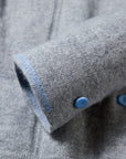 EP YAYING Wool-Cashmere Quiet Luxury Round-Neck Long-Sleeve Jacket